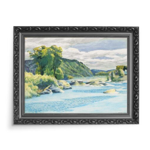 Edward Hopper Wietrzny dzień 70x50 wydruk na płótnie CANVAS