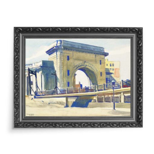Edward Hopper Wjazd na most Manhattan 70x50 wydruk na płótnie CANVAS