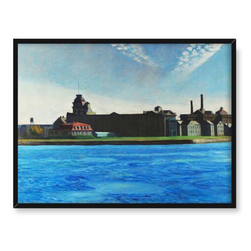 Edward Hopper Wyspa Blackwell 40x30