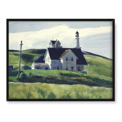 Edward Hopper Wzgórza z domami 40×30
