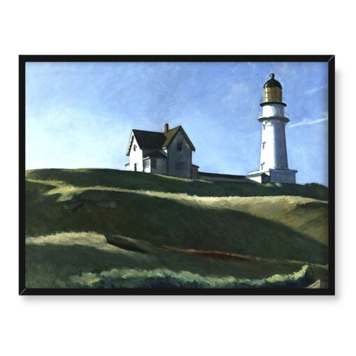 Edward Hopper Wzgórze z latarnią 40x30