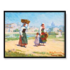 Emil Lindeman Za Tybrem 40×30