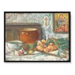Emile Bernard Martwa natura cebule 40x30 w RAMIE