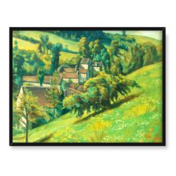 Emile Bernard View of Molosmes 40x30