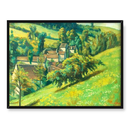 Emile Bernard View of Molosmes 40x30