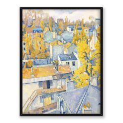 Emile Bernard Widok na dachy 30x40