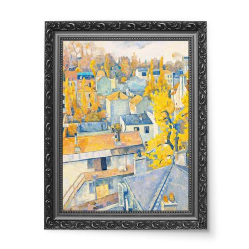Emile Bernard Widok na dachy 50x70 wydruk na płótnie CANVAS