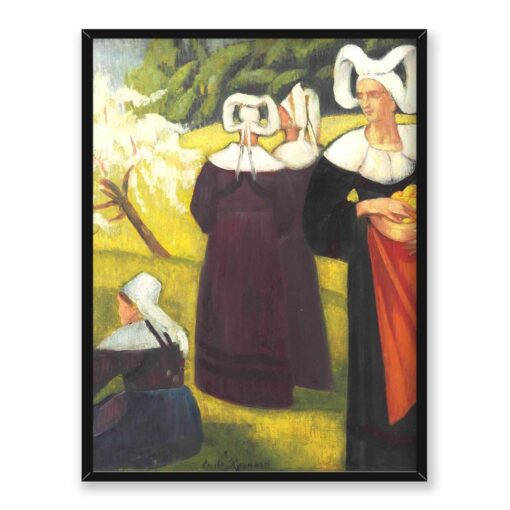 Emile Bernard Zbieranie jabłek 30x40