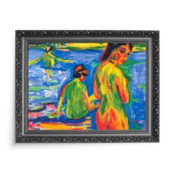 Ernst Kirchner Dziewczyny w kąpieli 70×50 wydruk na płótnie CANVAS