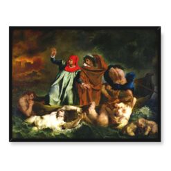 Eugene Delacroix Barka Dantego 40x30