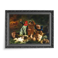 Eugene Delacroix Barka Dantego 70x50 wydruk na płótnie CANVAS
