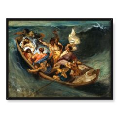 Eugene Delacroix Chrystus na Morzu Galilejskim 40x30