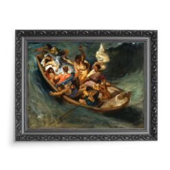 Eugene Delacroix Chrystus na Morzu Galilejskim 70x50 wydruk na płótnie CANVAS