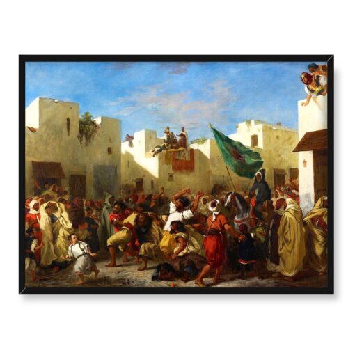 Eugene Delacroix Fanatycy z Tangeru 40x30