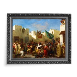 Eugene Delacroix Fanatycy z Tangeru 70x50 wydruk na płótnie CANVAS
