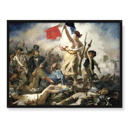 Eugene Delacroix Wolność wiodąca lud na barykady 40x30