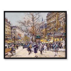 Eugene Galien-Laloue Boulevard Bonne Nouvelle Paryż 40x30