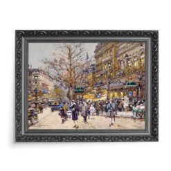 Eugene Galien-Laloue Boulevard Bonne Nouvelle Paryż 70×50 wydruk na płótnie CANVAS