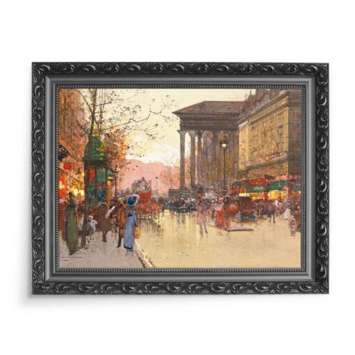 Eugene Galien-Laloue Boulevard de la Madeleine Paryż 70x50 wydruk na płótnie CANVAS