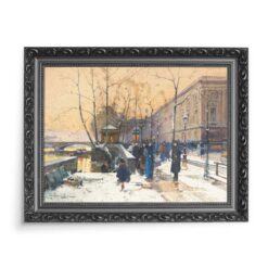 Eugene Galien-Laloue Brzeg Sekwany Paryż 70×50 wydruk na płótnie CANVAS