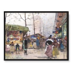 Eugene Galien-Laloue La Porte St Denis Paryż 2 40x30