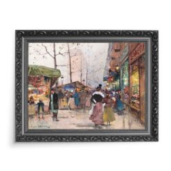 Eugene Galien-Laloue La Porte St Denis Paryż 2 70×50 wydruk na płótnie CANVAS