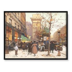 Eugene Galien-Laloue La Porte St Denis Paryż 40x30