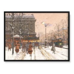 Eugene Galien-Laloue Le Grand Boulevard Paryż 40x30