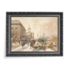 Eugene Galien-Laloue Le Marche aux Fleurs Paryż 70×50 wydruk na płótnie CANVAS