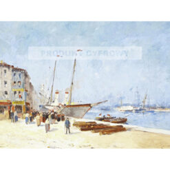 Eugene Galien-Laloue Nad brzegiem morza — produkt cyfrowy do pobrania