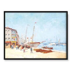 Eugene Galien-Laloue Nad brzegiem morza 40x30