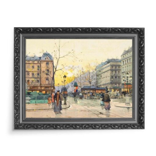Eugene Galien-Laloue Plac Pigalle Paryż 70x50 wydruk na płótnie CANVAS