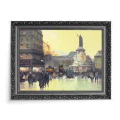 Eugene Galien-Laloue Plac republiki Paryż 70×50 wydruk na płótnie CANVAS