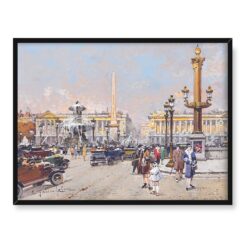 Eugene Galien-Laloue Place de la Concorde Paryż 40x30