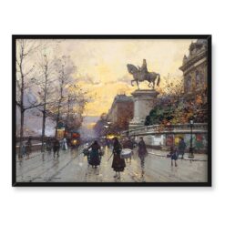 Eugene Galien-Laloue Pomnik Etiennea Marcela Paryż 40x30