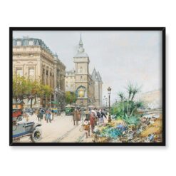 Eugene Galien-Laloue Quai de l Horloge Paryż 40x30