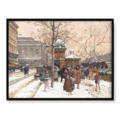 Eugene Galien-Laloue Quai de la Megisserie Paryż 40x30