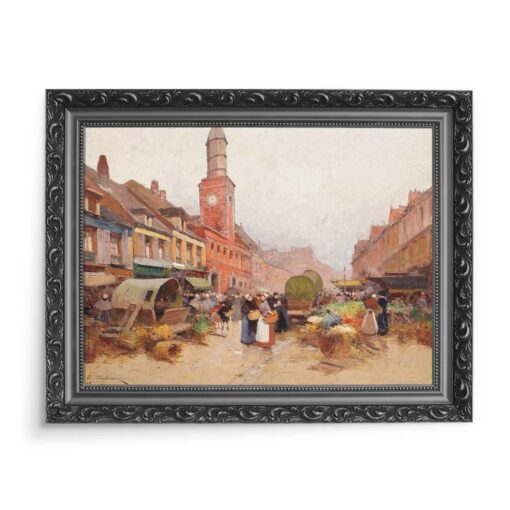 Eugene Galien-Laloue Rynek 70x50 wydruk na płótnie CANVAS