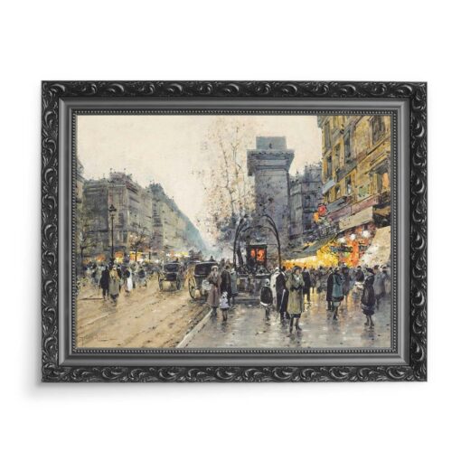 Eugene Galien-Laloue Scena uliczna Paryż 70x50 wydruk na płótnie CANVAS