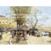 Eugene Galien-Laloue Spacer nad Sekwaną Paryż — produkt cyfrowy do pobrania