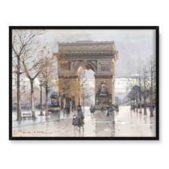 Eugene Galien-Laloue Łuk triumfalny 2 Paryż 40x30