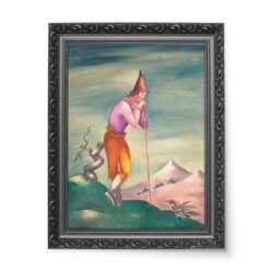 Eugeniusz Zak Krajobraz z wędrowcem 50x70 wydruk na płótnie CANVAS