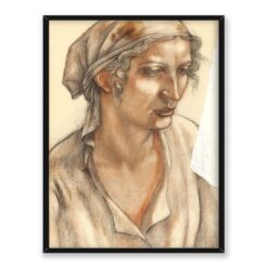 Eugeniusz Zak Portret kobiety 30x40