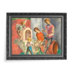 Eugeniusz Zak Teatr kukiełek 70x50 wydruk na płótnie CANVAS