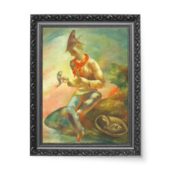 Eugeniusz Zak Zdumiony rybak 50x70 wydruk na płótnie CANVAS