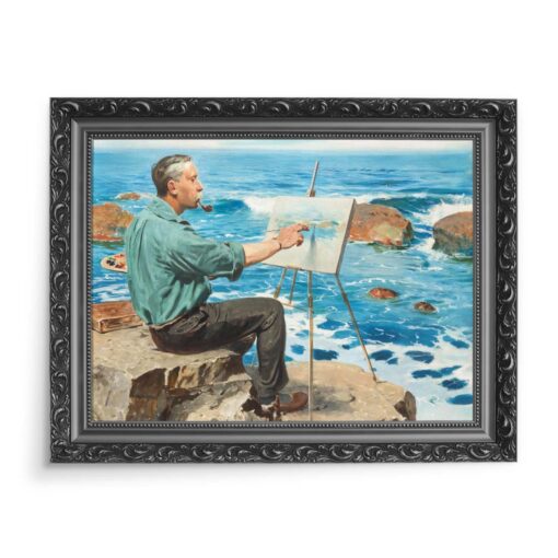 Feliks Michał Wygrzywalski Autoportret 70x50 wydruk na płótnie CANVAS