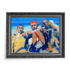 Feliks Michał Wygrzywalski Wilki morskie 70x50 wydruk na płótnie CANVAS