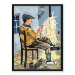 Felix Nussbaum Naprawa sieci 30×40