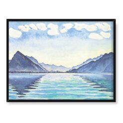 Ferdinand Hodler Jezioro Thunersee 40x30 w RAMIE
