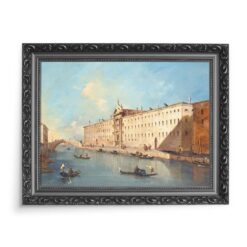 Francesco Guardi Wenecja Rio del Medicanti 70x50 wydruk na płótnie CANVAS